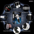 Leten Piston X9 III Stoßender männlicher Masturbator mit Saugnapfbasis