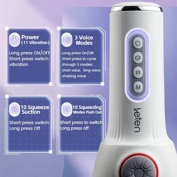 Leten Yui Hatano IV Realistischer Saug- & Vibrations-Masturbator für Männer