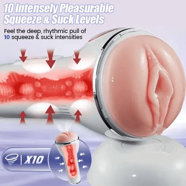 Leten Yui Hatano IV Realistischer Saug- & Vibrations-Masturbator für Männer