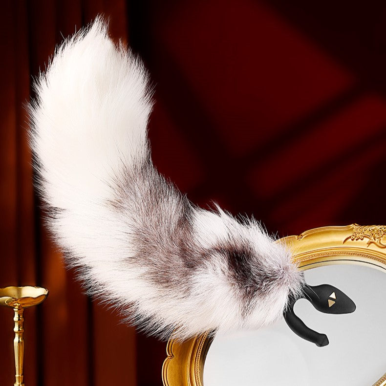 LOCKINK E-Stim Anal Plug with Fox Tail Remote Controlled