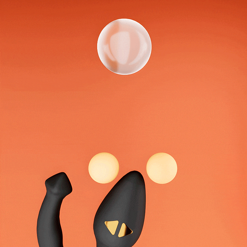 LOCKINK E-Stim Anal Plug with Fox Tail Remote Controlled