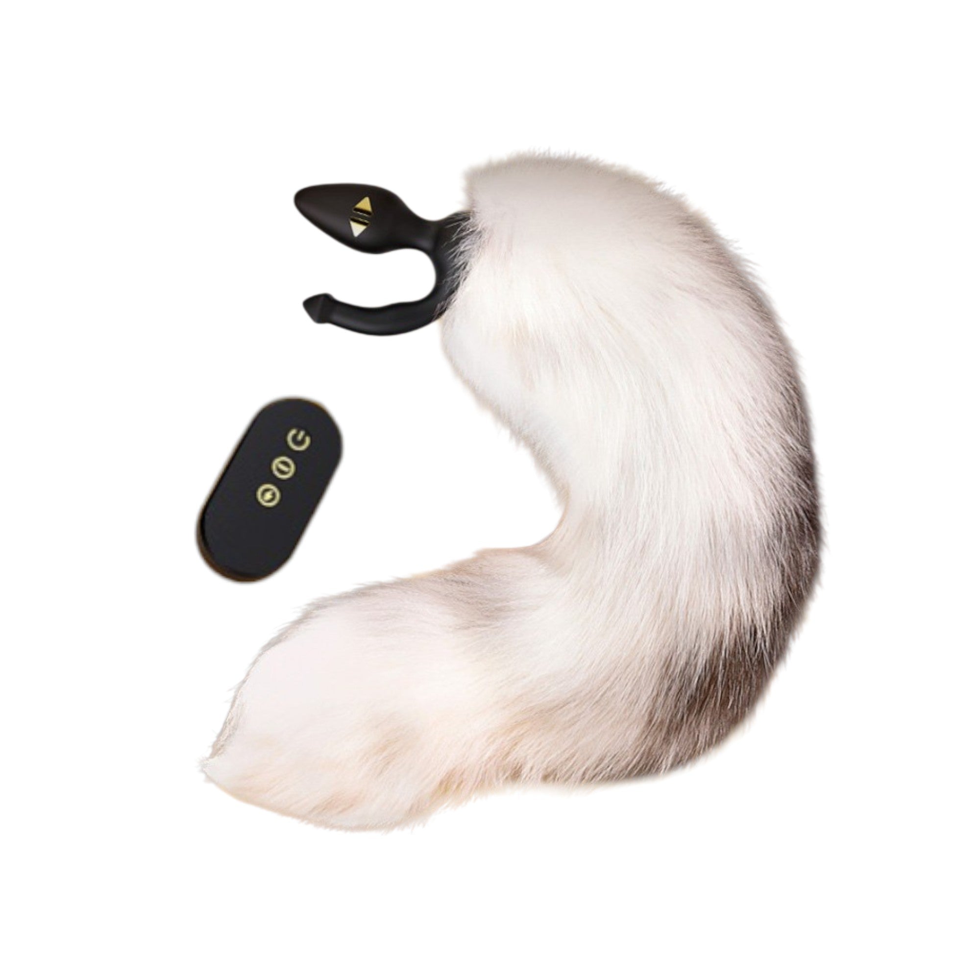 LOCKINK E-Stim Anal Plug with Fox Tail Remote Controlled