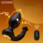 LOCKINK E-Stim Anal Plug with Fox Tail Remote Controlled