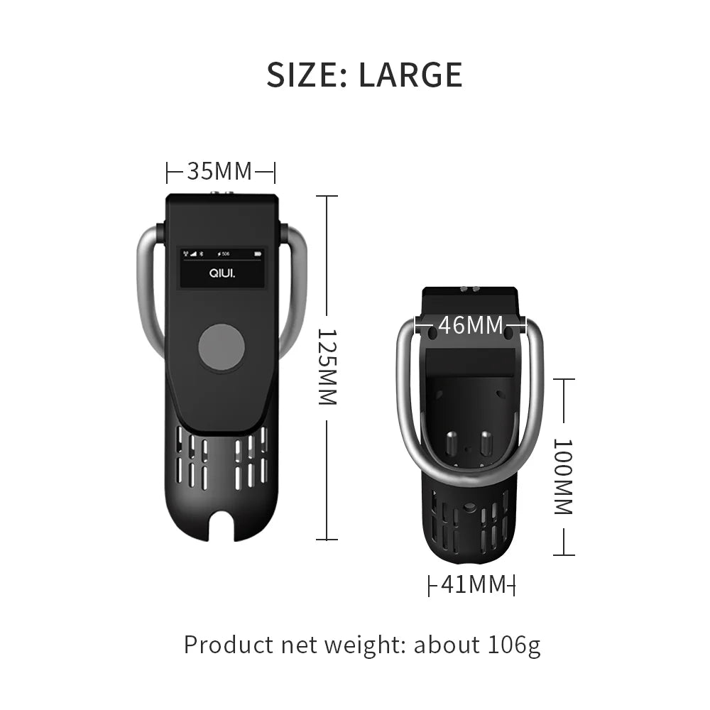 LOCKINK QIUI Cellmate 3 Male Chastity Cage Electric Shock App Controlled
