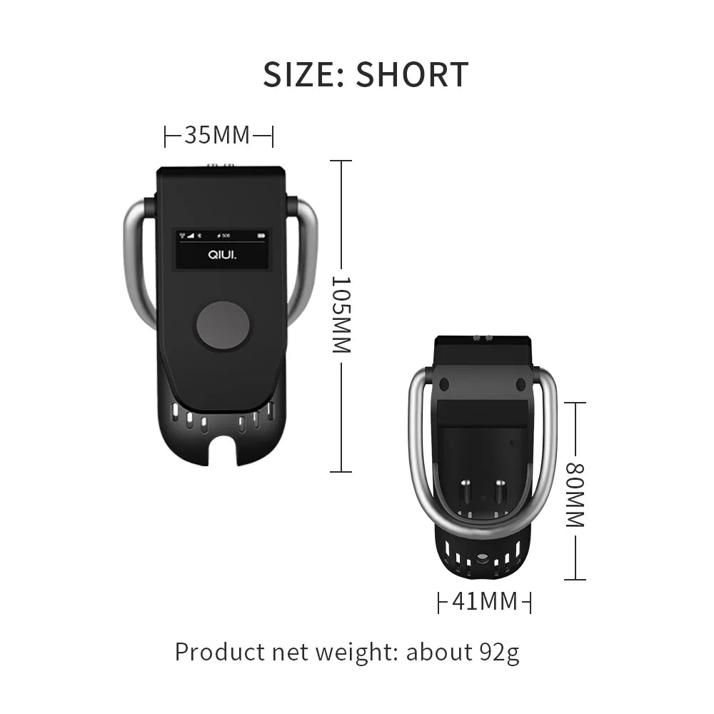 LOCKINK QIUI Cellmate 3 Male Chastity Cage Electric Shock App Controlled