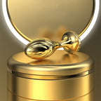 LOCKINK Sevanda Gold Metall Ananalplug mit Perlenfuß