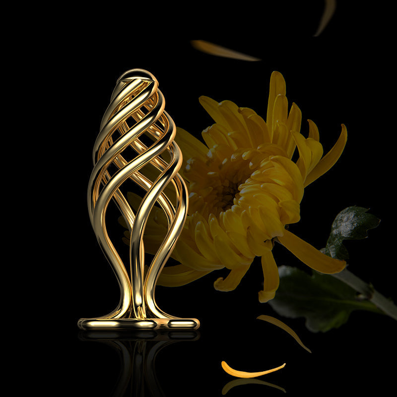 LOCKINK Sevanda Hollow Gold Metal Butt Plug