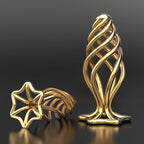 LOCKINK Sevanda Hollow Gold Metal Butt Plug