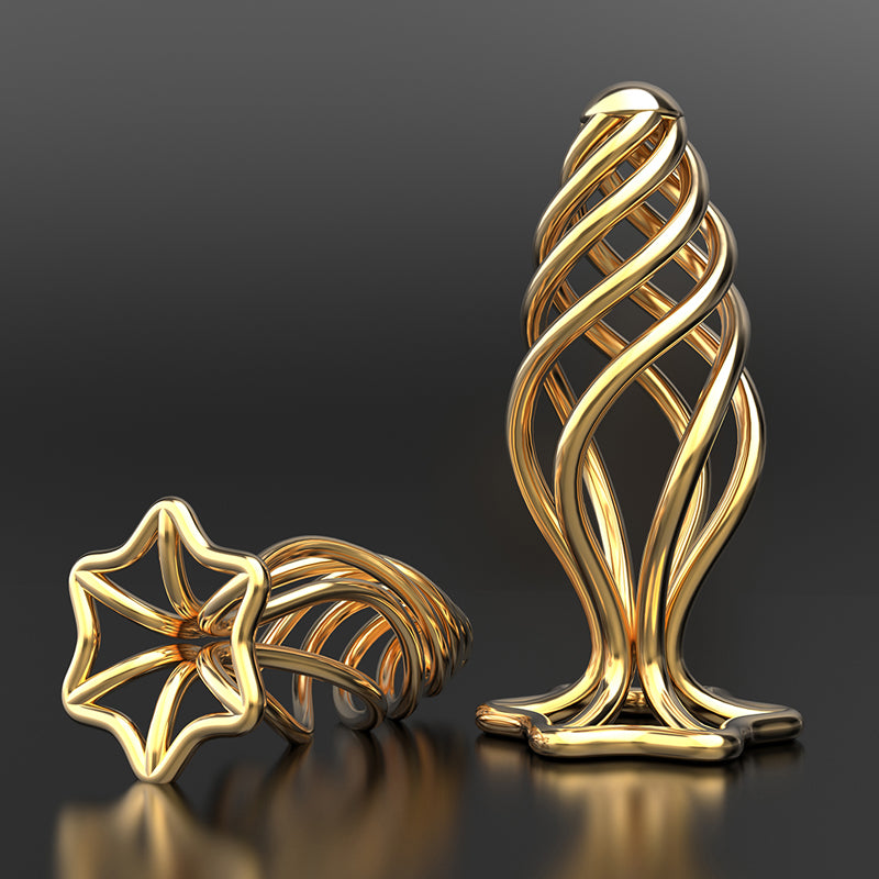 LOCKINK Sevanda Hollow Gold Metal Butt Plug