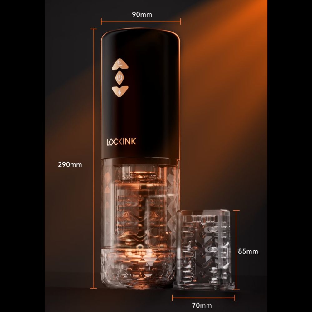 LOCKINK Stoß- & E-Stimulator Masturbator für Männer App-gesteuert