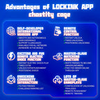 LOCKINK Z-Kink E-Stim Keuschheitskäfig App-gesteuert