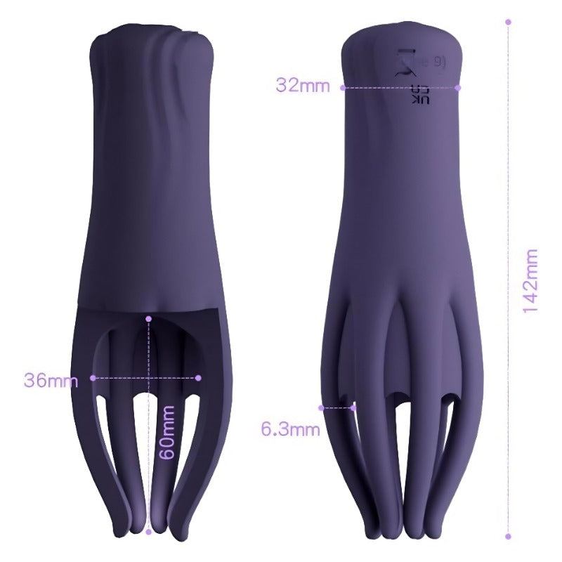 Oktopus-Tentakel-Vibrator, Eichel-Männermasturbator für das Penistraining
