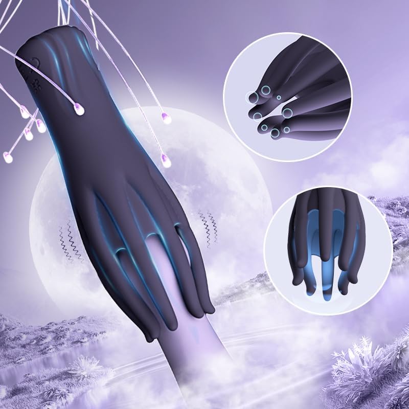 Octopus Tentacles Vibrating Glans Male Masturbator for Penis Training