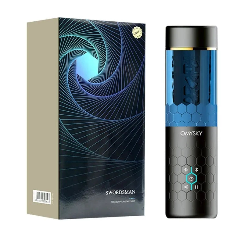OMYSKY SwardsMan Thrusting & Roataing Male Masturbator Bluetooth