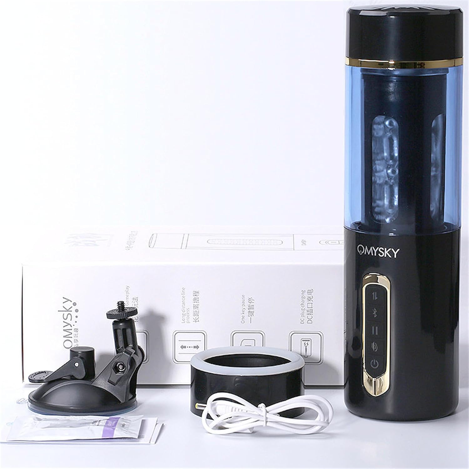 OMYSKY Wolf Thrusting & Rotaing Male Masturbator Bluetooth