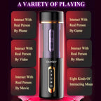 OMYSKY Wolf Thrusting & Rotaing Male Masturbator Bluetooth