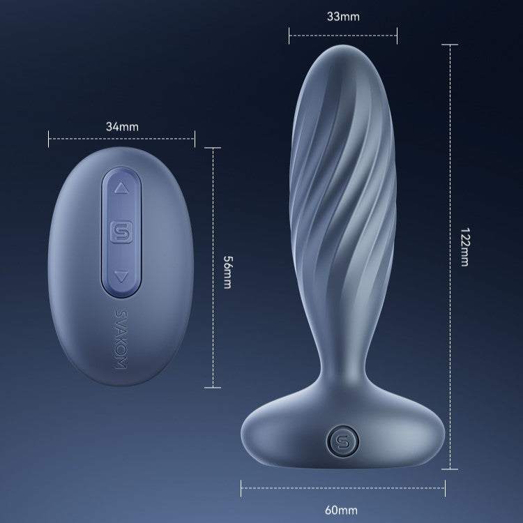 SAVKOM Jordan Thrusting & Vibrating Butt Plug App Controlled