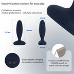 SAVKOM Jordan Thrusting & Vibrating Butt Plug App Controlled