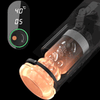 TRYFUN Black Hole Pro Thrusting & Heating Male Masturbator App Controlled