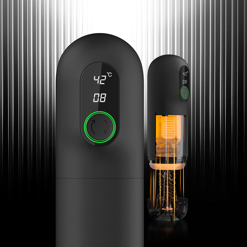 TRYFUN Black Hole Pro Thrusting & Heating Male Masturbator App Controlled
