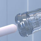 UEKOU Vibrations-Masturbator für Herren mit transparenter Schale und App-Steuerung