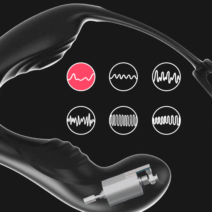 UEKOU Fire Wearable Prostate Massager with Cock Ring App Controlled