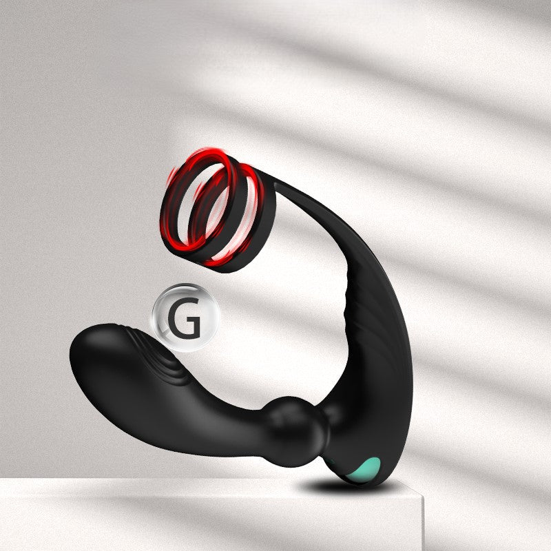 UEKOU Whale 2 Plus Prostata-Massagestab mit App-gesteuertem Hodenring