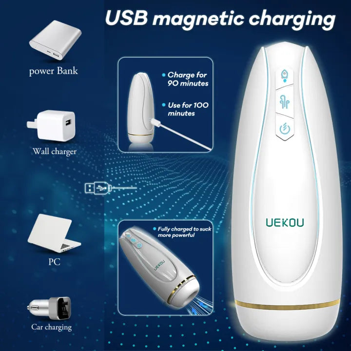 UEKOU Metone Max1 Vibrating & Sucking Male Masturbator App Controlled