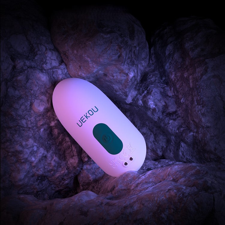 UEKOU Vibrations-Masturbator für Männer in Weißer-Hai-Form, App-gesteuert