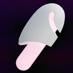 UEKOU Vibrations-Masturbator für Männer in Weißer-Hai-Form, App-gesteuert