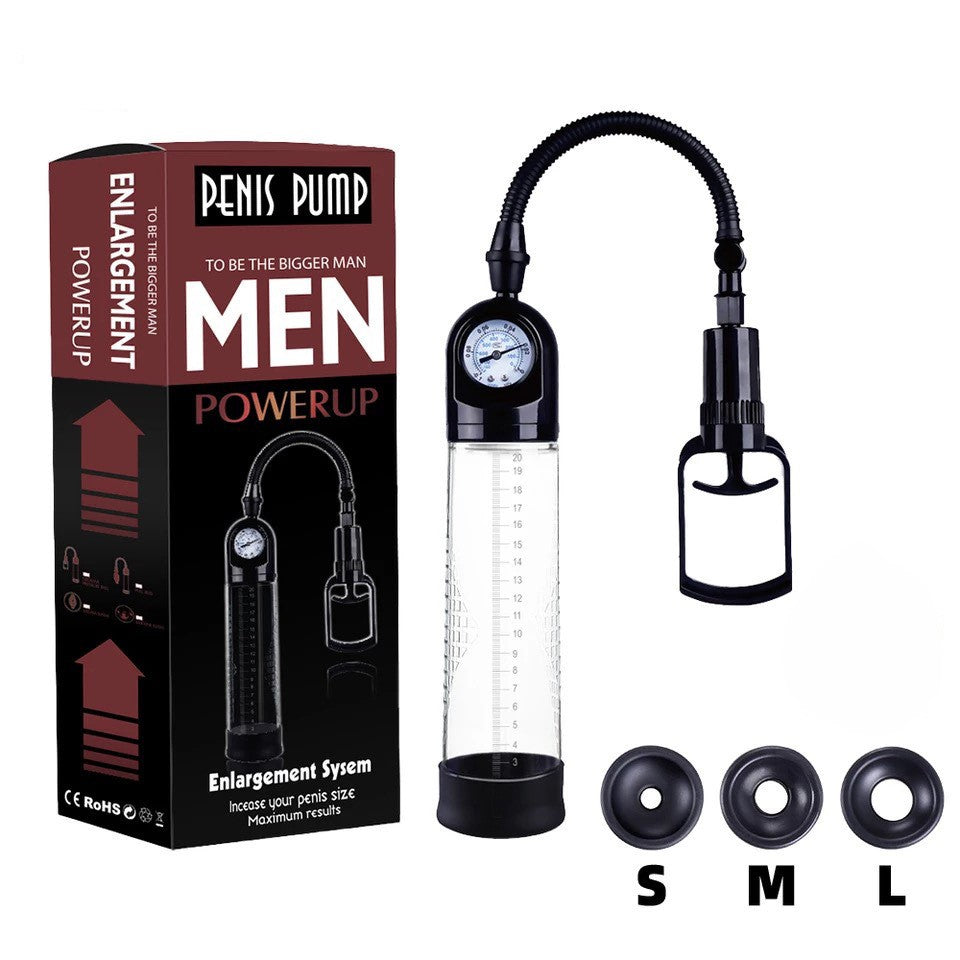 Upgraded Penis Pump Vacuum Extender with 3 Sleeves