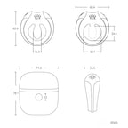ZALO Apis Clit Vibrating Cock Ring App Controlled